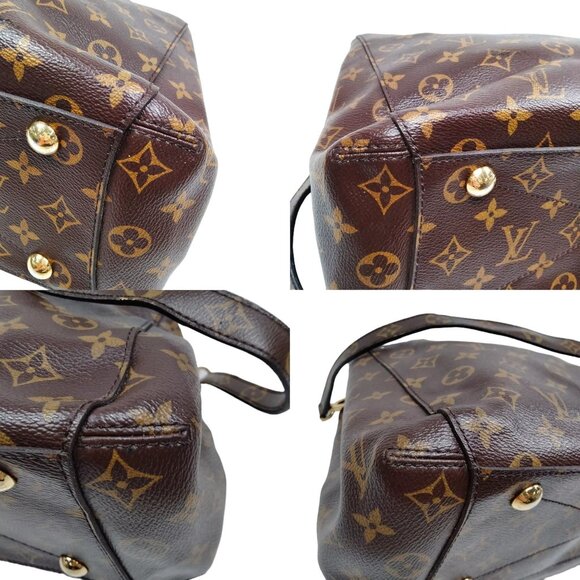 489845AL (S6) Louis Vuitton Crossbody Bag Montaigne MM Brown Monogram - Picture 8 of 11